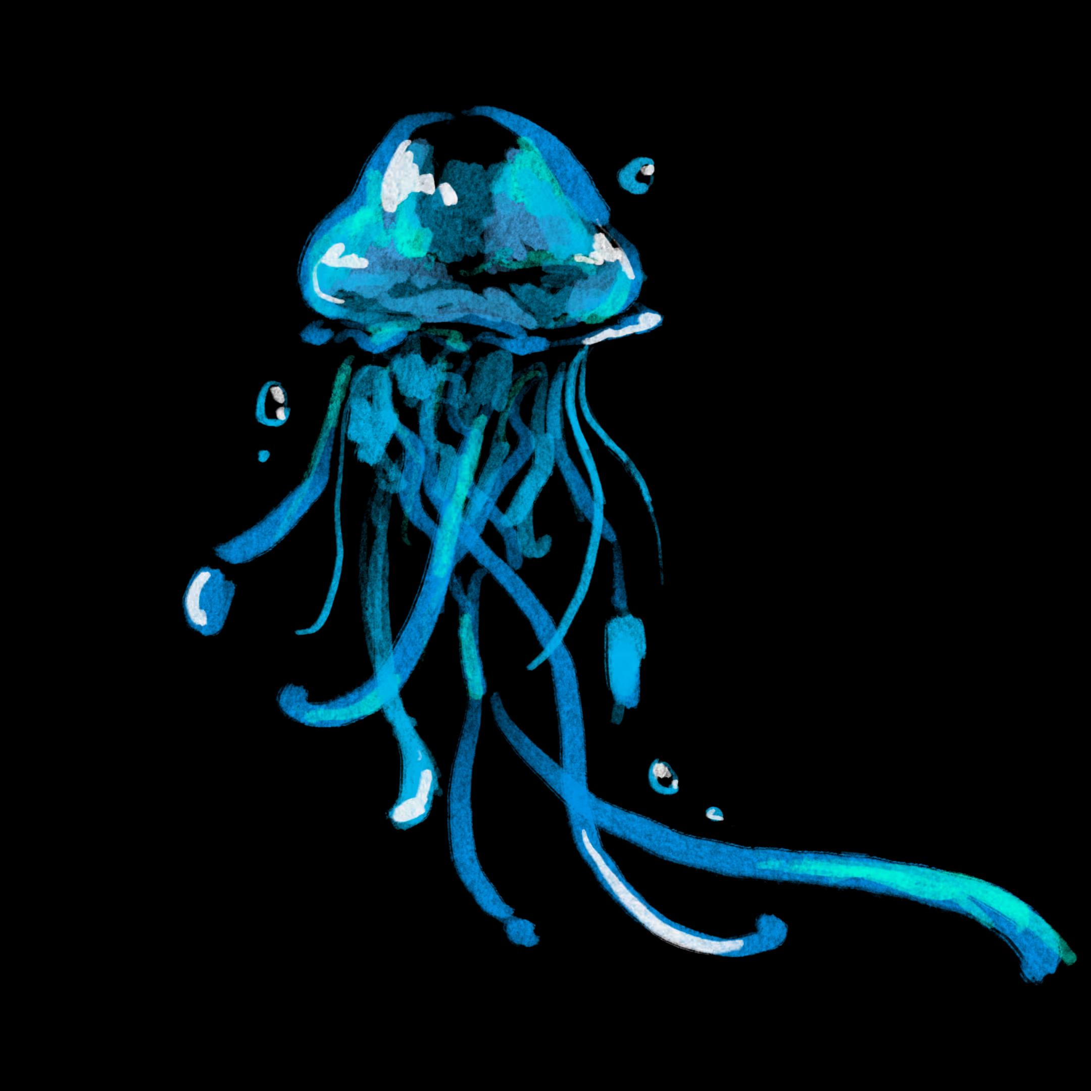 Hero image: Blue Jellyfish